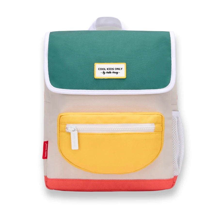mochila pre escolar com pala mini playmo hello hossy