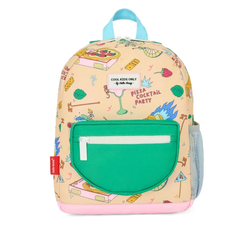mochila creche padrão cocktail party da hello hossy