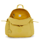 Kipling Amita Medium Backpack in Yellow | A4 and Lightweight for Daily Use