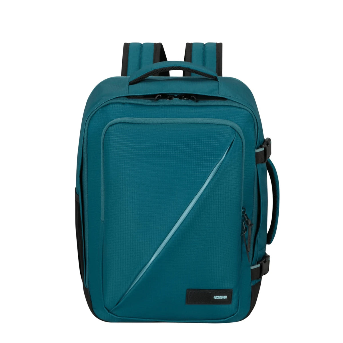 mochila-underseat-45x36x20-take2cabin-american-tourister-totally-teal-frente