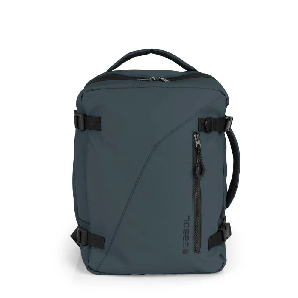Mochila de viagem underseater 40x30x20cm azul petróleo em poliéster revestido impermeável da coleção Canada da Gabol