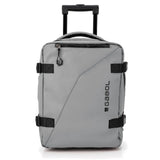 Mochila de viagem  underseater 2 rodas cinzenta, com 40x31x20cm  em poliéster revestido impermeável da coleção Canada da Gabol