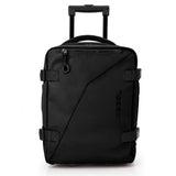 Mochila de viagem  underseater 2 rodas preta, com 40x31x20cm  em poliéster revestido impermeável da coleção Canada da Gabol