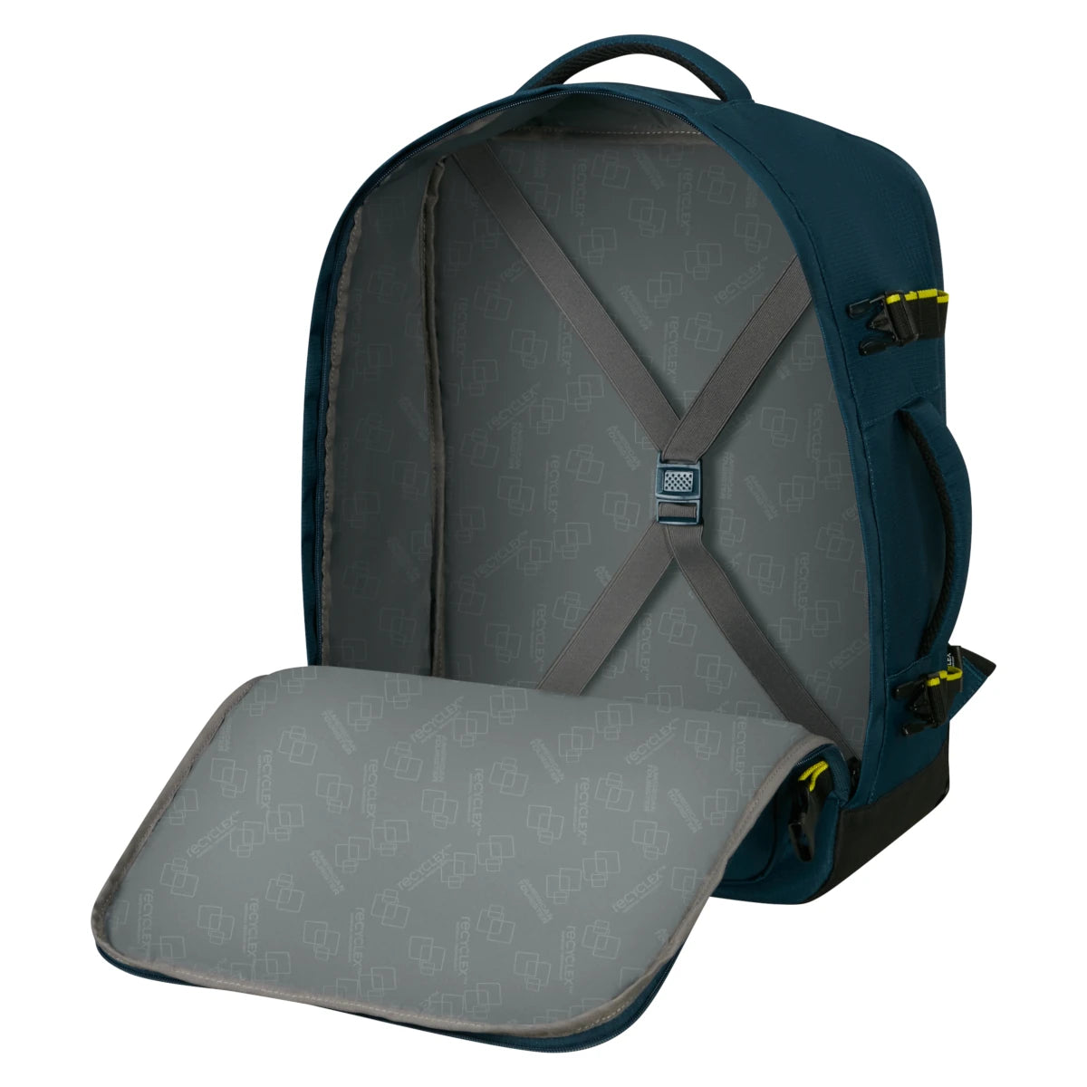 mochila-viagem-45x36x20-take2cabin-american-tourister-harbour-blue-interior