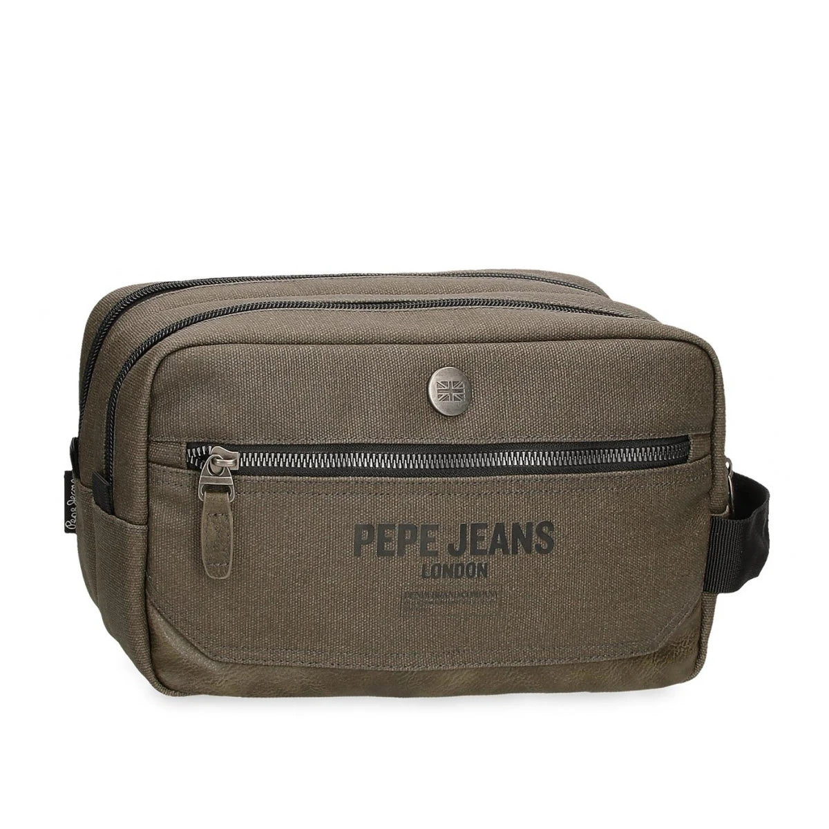 Necessaire com 2 compartimentos Berwick da Pepe Jeans em verde