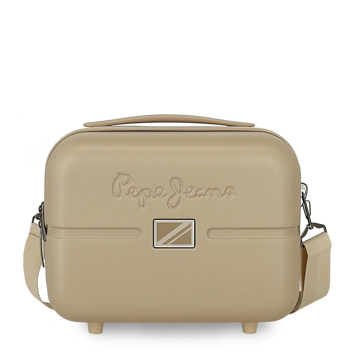 Necessaire Viagem Rigido Pepe Jeans Accent Em Bege