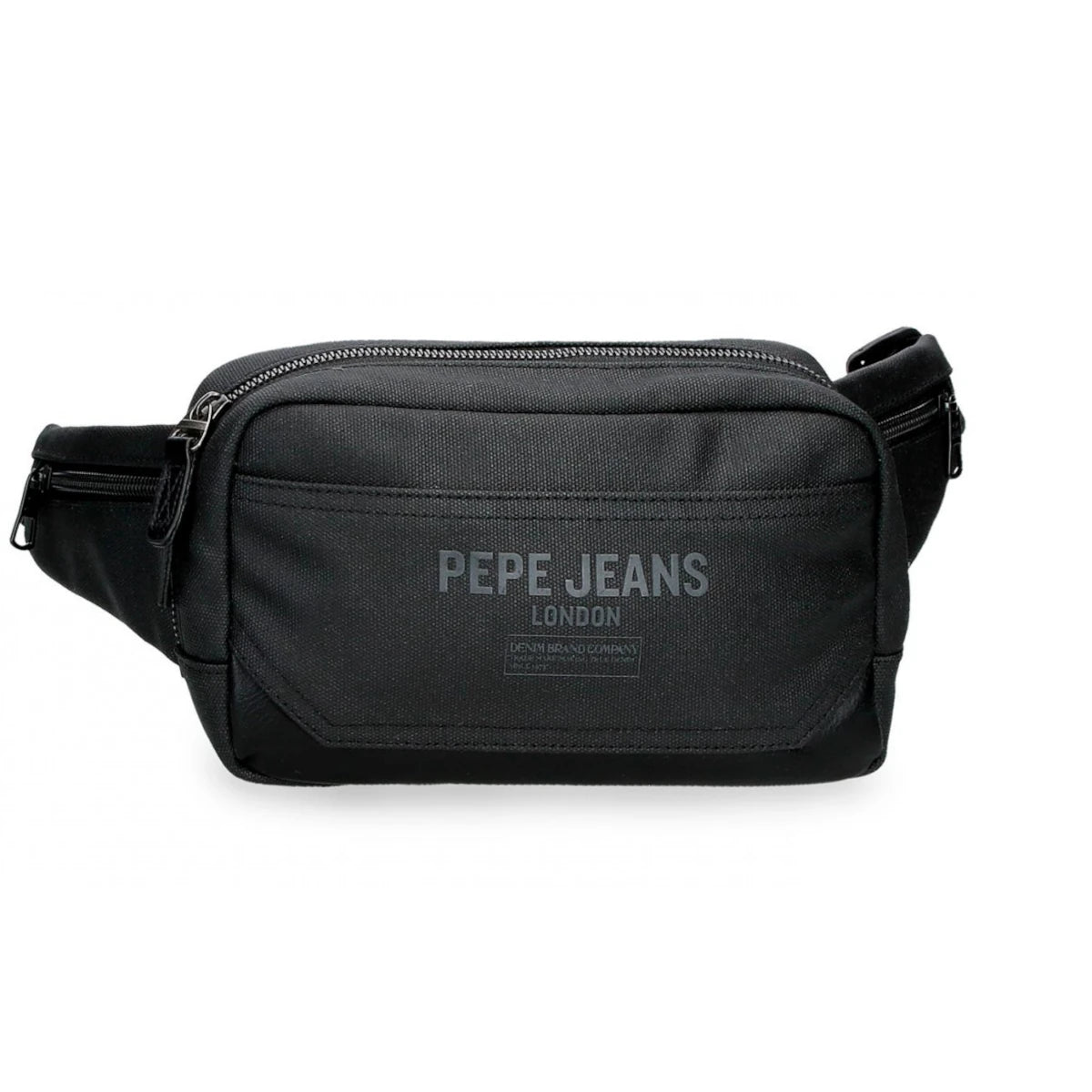Bolsa de cintura preta retangular Berwick da Pepe Jeans