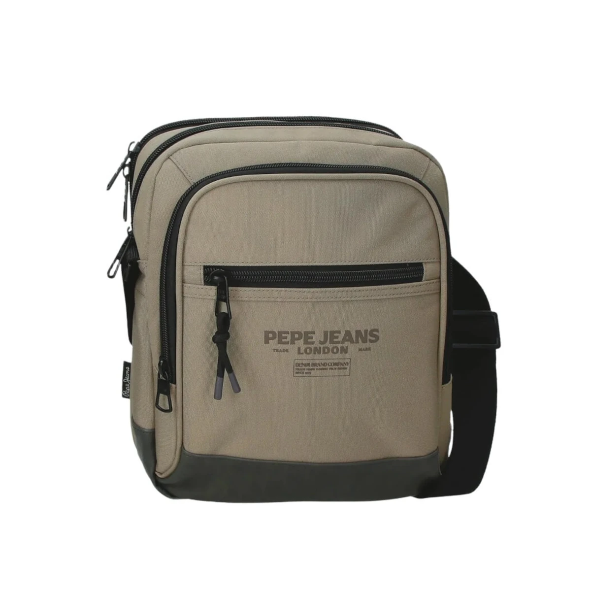Mala de Tiracolo para Tablet 2 Comp. Waltford da Pepe Jeans em Bege