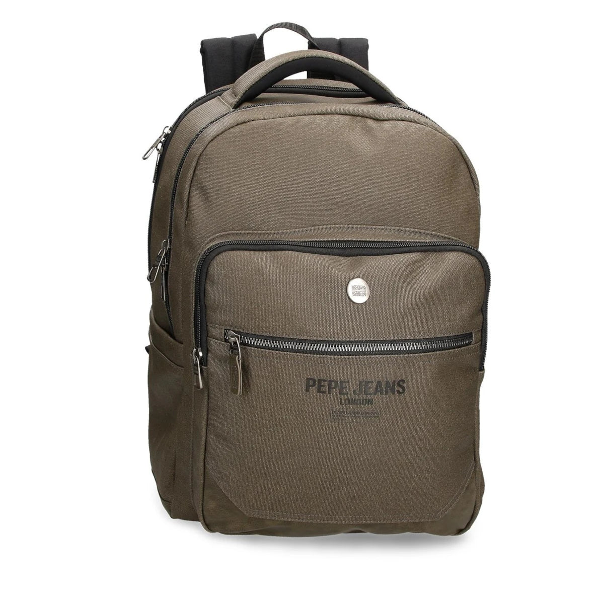 Mochila para Portátil 15.6” Berwick da Pepe Jeans em Verde Caqui
