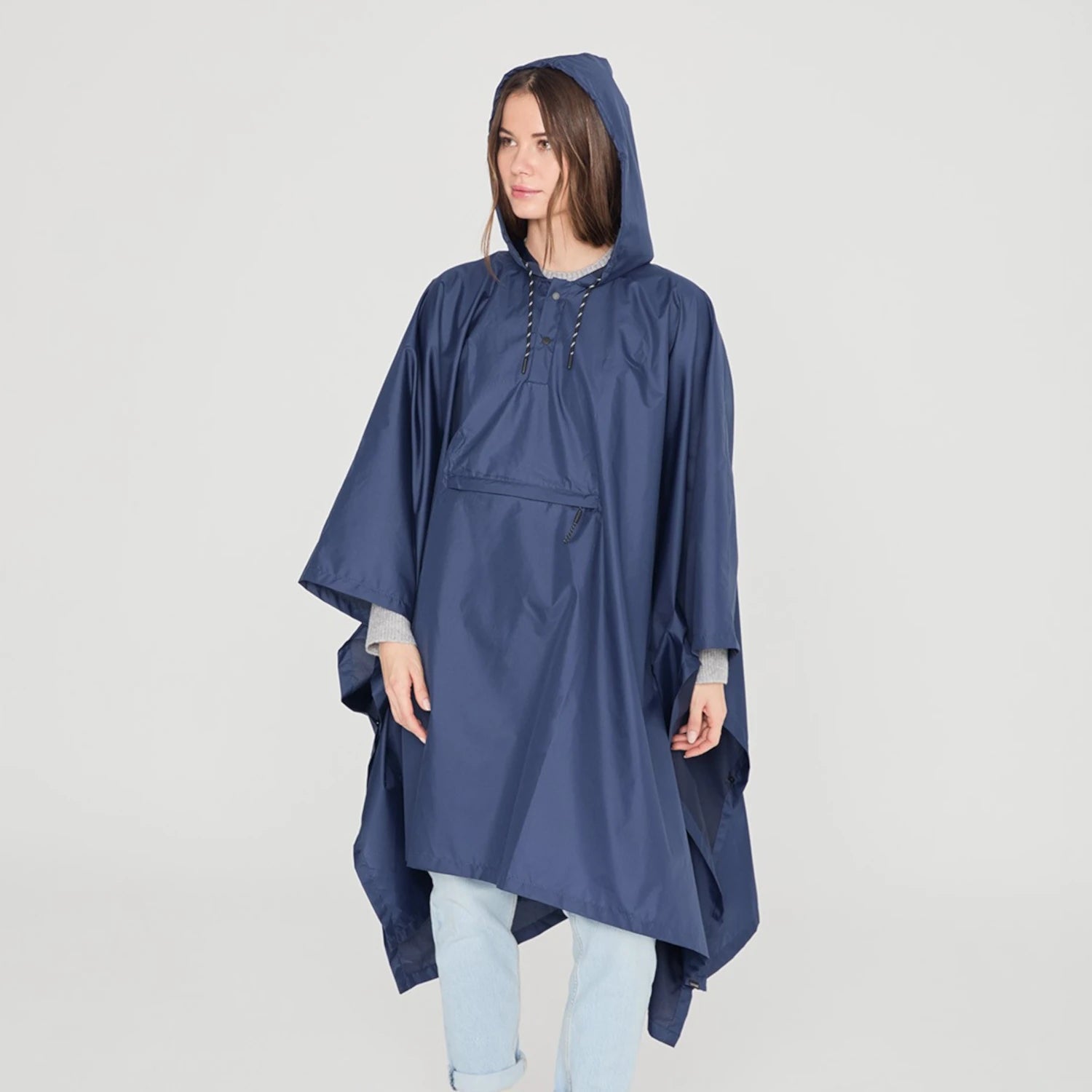 poncho-impermeavel-unisexo-bisetti-azul-frente