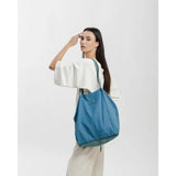 Tote Bag with Stripes Mansfield | Biba | Turquoise