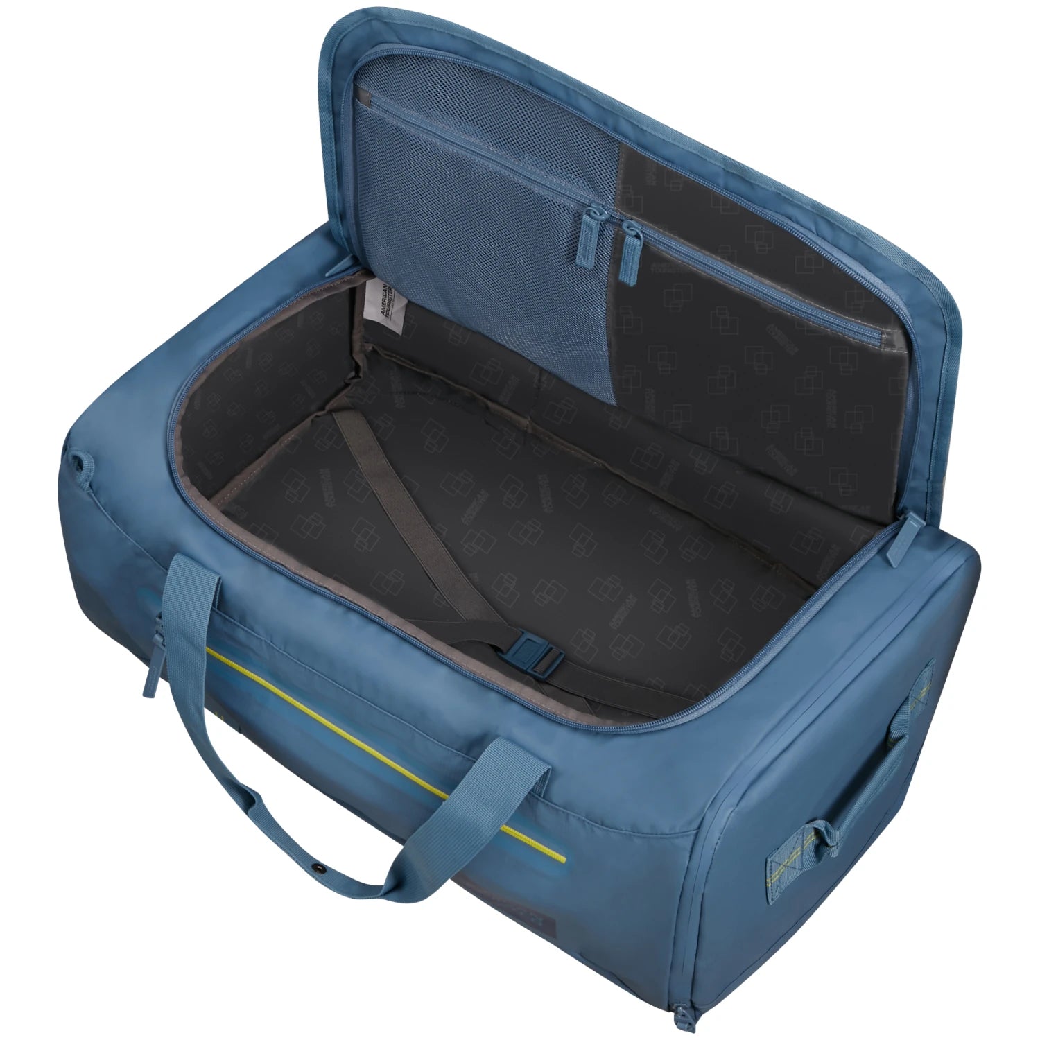 saco-mochila-cabine-pequeno-trailgo-american-tourister-azul-frente-interior