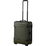 saco-mochila-viagem-2rodas-roadseeker-samsonite-verde-trolley-aberto