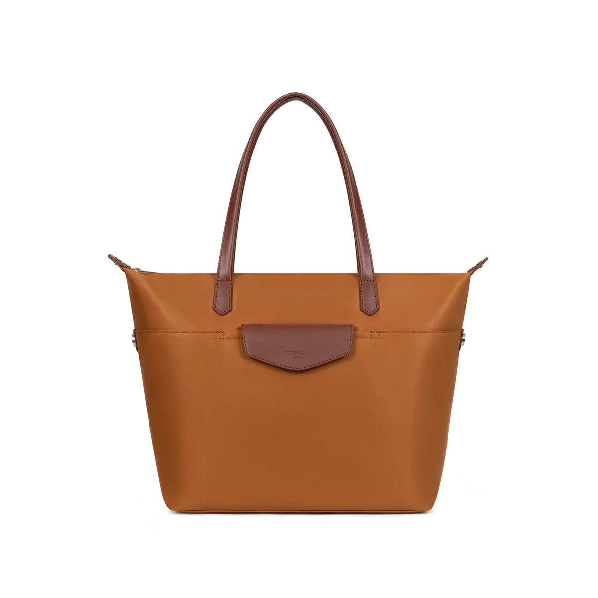Saco de Ombro Pop A4 em Nylon Camel da Hexagona