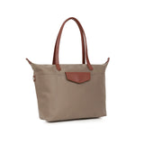 Large Pop Shopper Shoulder Bag A4 | Hexagona |Taupe