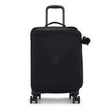 saco de cabine com 4 rodas em preto, coleção spontaneous da kipling