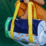 Hello Hossy Kids Duffel Bag Mini Baseball Crew | Blue