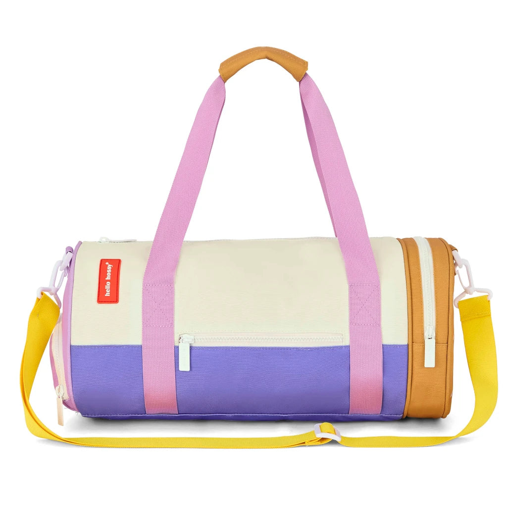 Hello Hossy Saco De Desporto Infantil Mini Mini Lavendy em Lilás, Camel, Amarelo e Bege