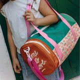 Hello Hossy Kids Duffel Bag Mini Springtime | Pink