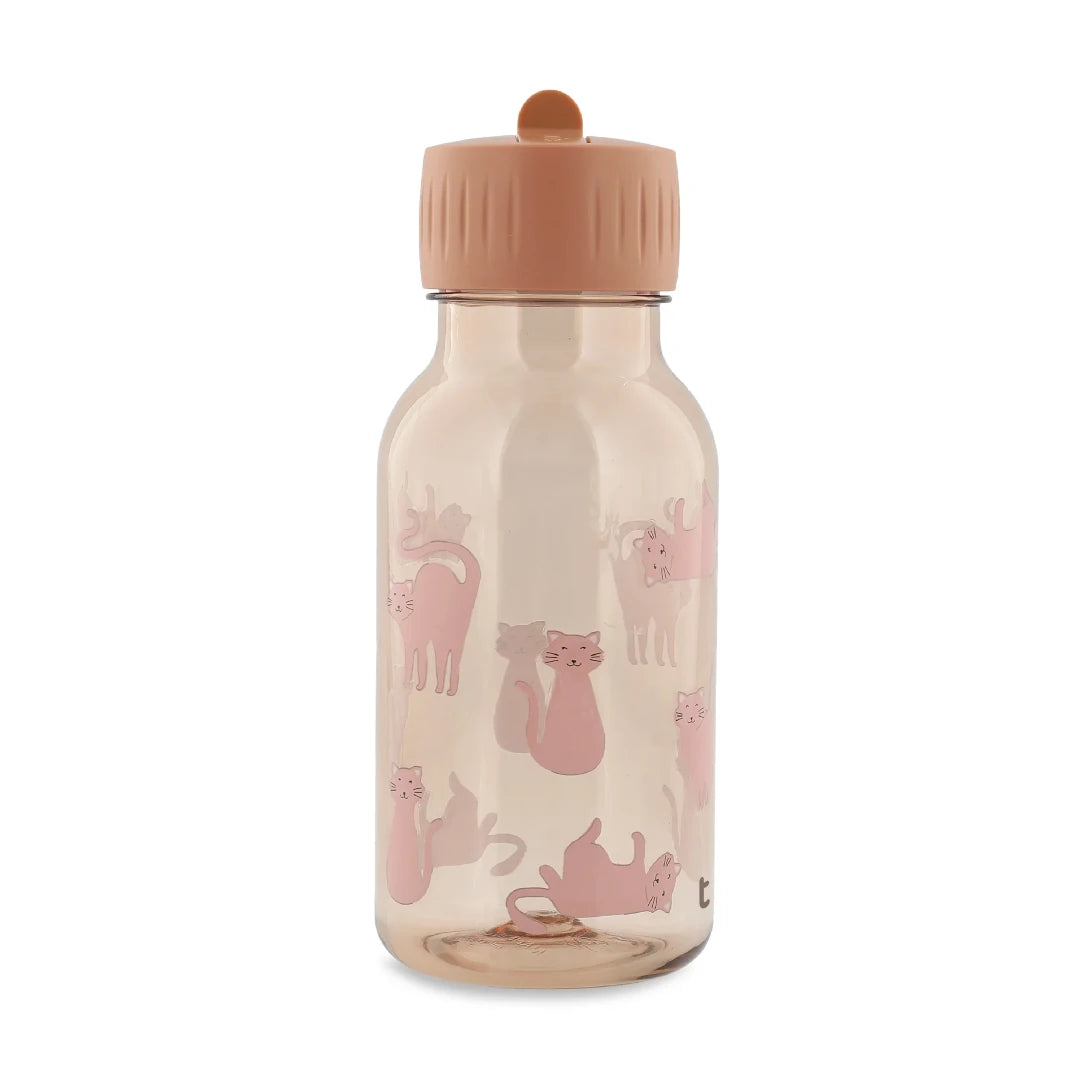 Trixie garrafa de água em Tritan com padrão gatos rosa